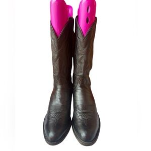 Lucchese 2000 Classic's Men's Black Ranch Hand Western Cowboy Boots 11.5D